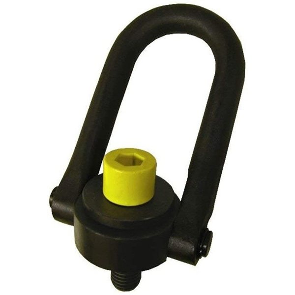 Actek Safety Swivel Hoist Ring, 1 In Long UBar Dia, 2 In Thread Protrusion, 12,500 Lb Rated Load, 41616 41616